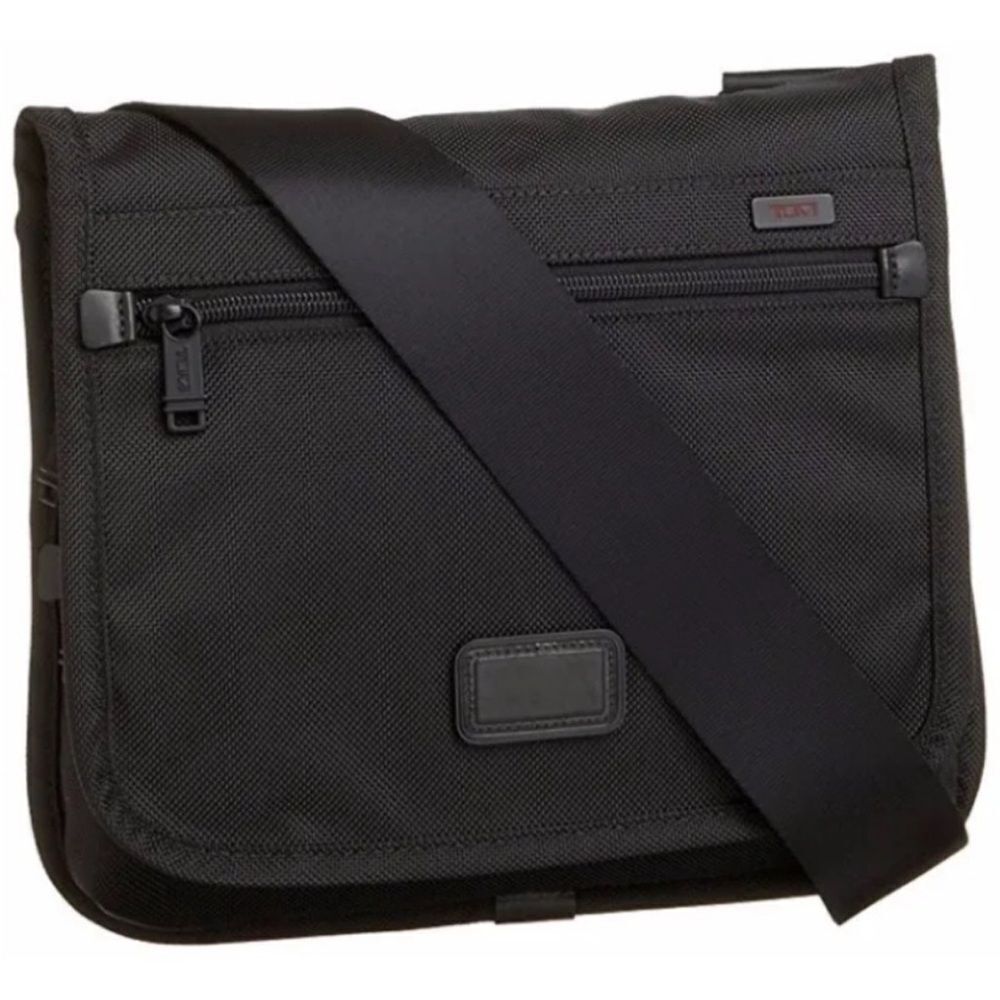 TUMI Black Messenger Bag